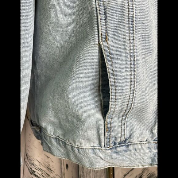 Boom Boom Denim Jeans Jacket S - Picture 3 of 8